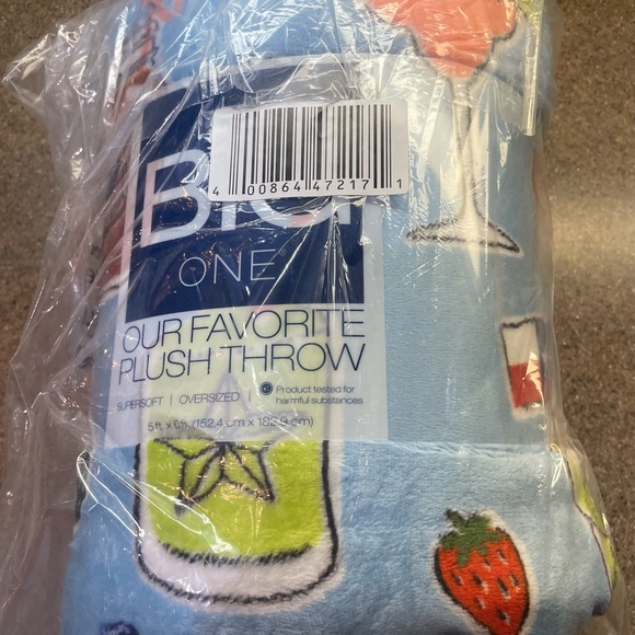 🆕 Texas Margarita The Big One Our Favorite Plush Throw “Texas Margarita” - Picture 2 of 2